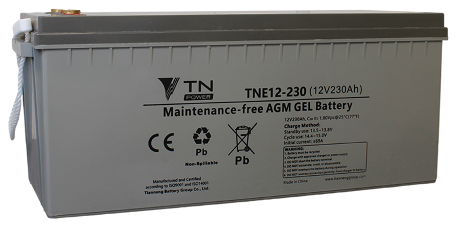 Tianneng TNE12-230 battery replacement 12v GEL