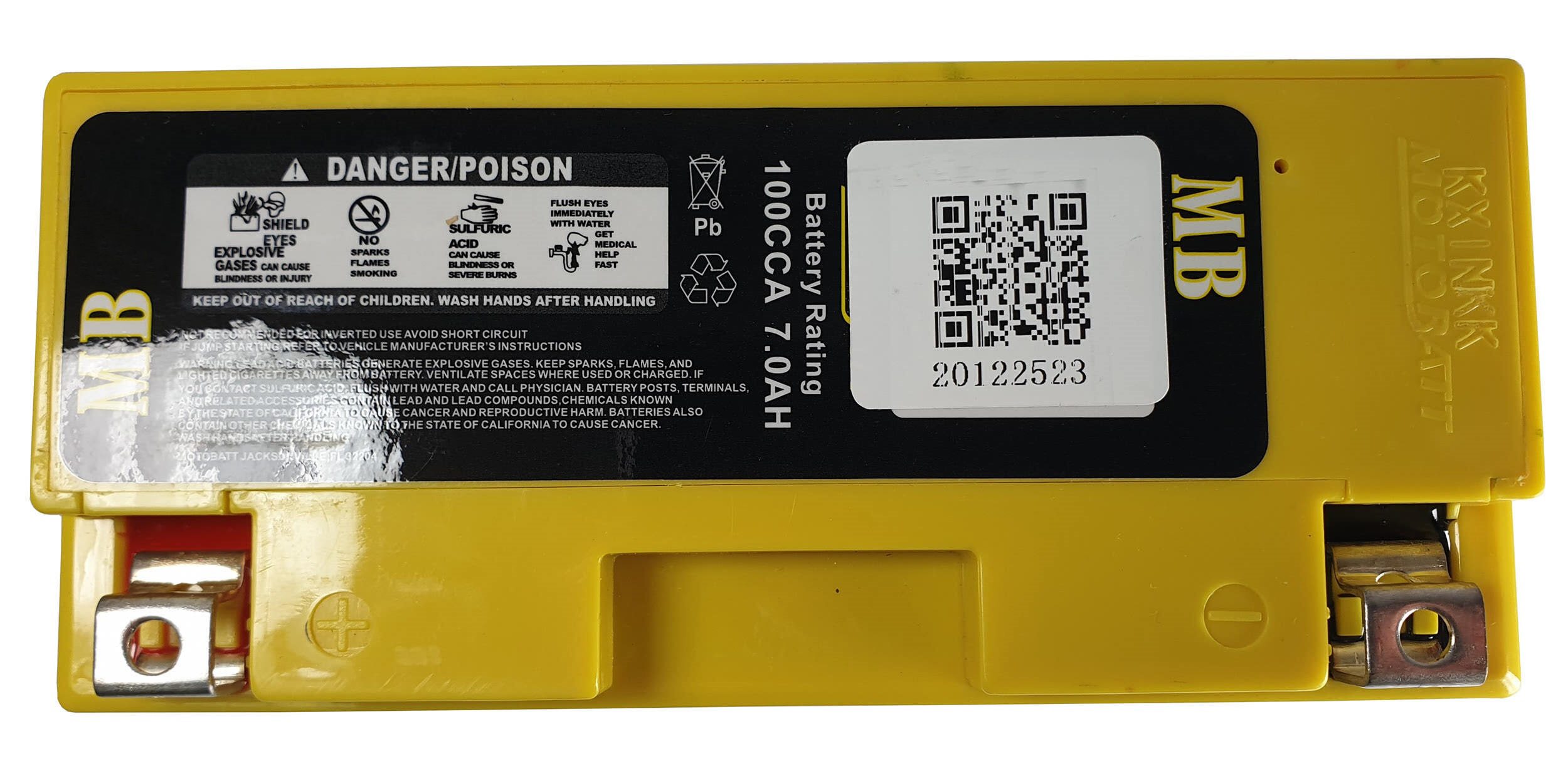 Varta 504-012-003 44022 battery replacement motorcycle 12v