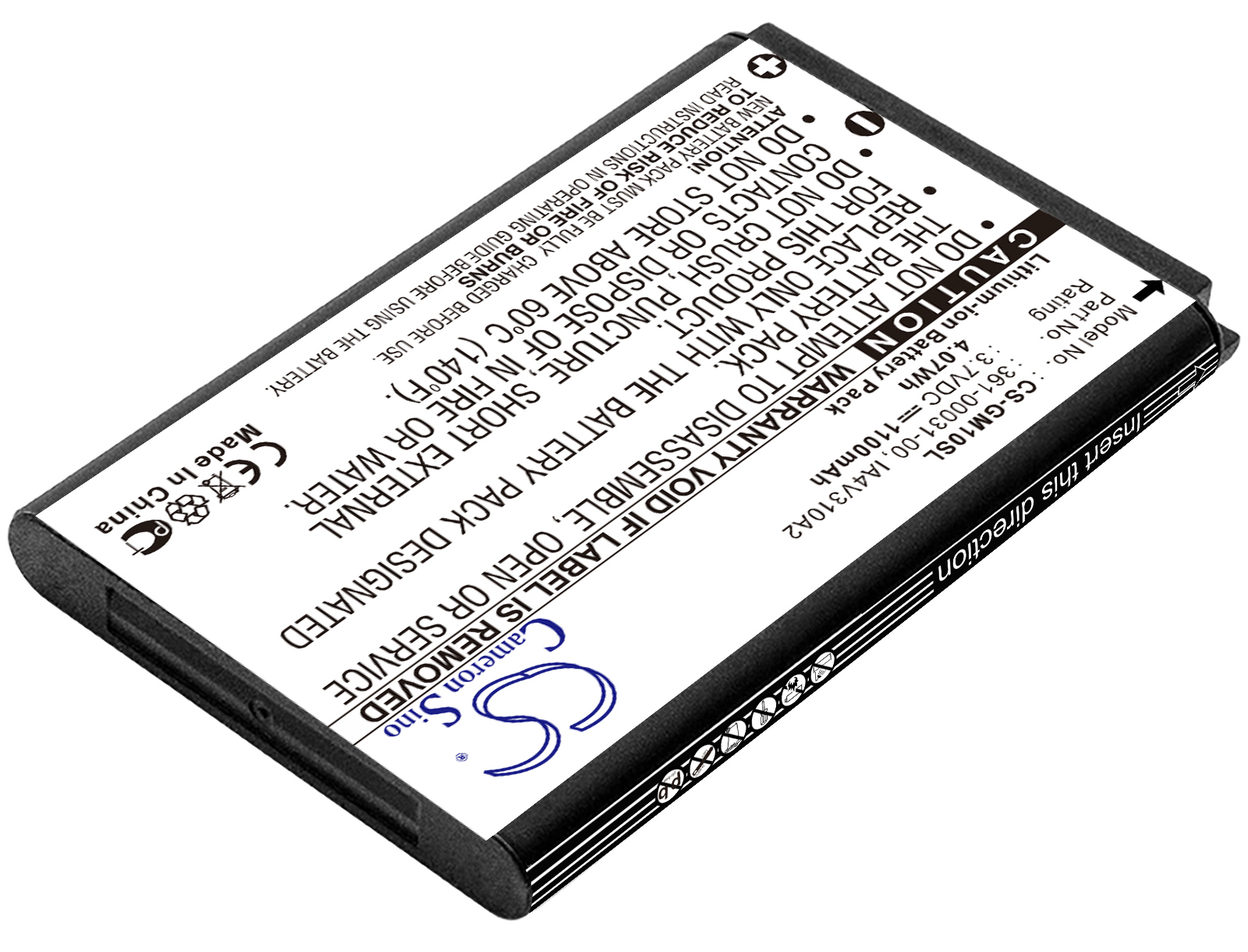 Garmin GLO, GPS Mobile 10 10x GPS10 battery rechargeable